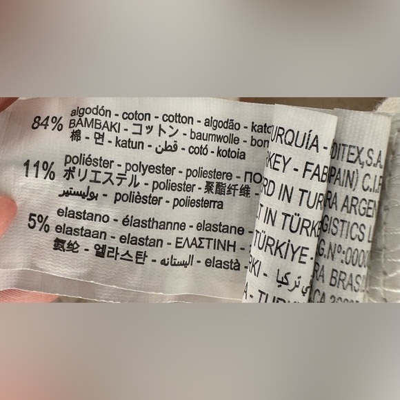 Zara Textured Crew Neck Oversized T Shirt - Picture 10 of 11